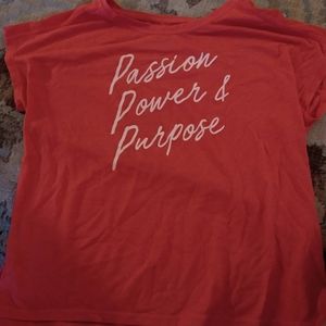 A pink girls t-shirt size extra large